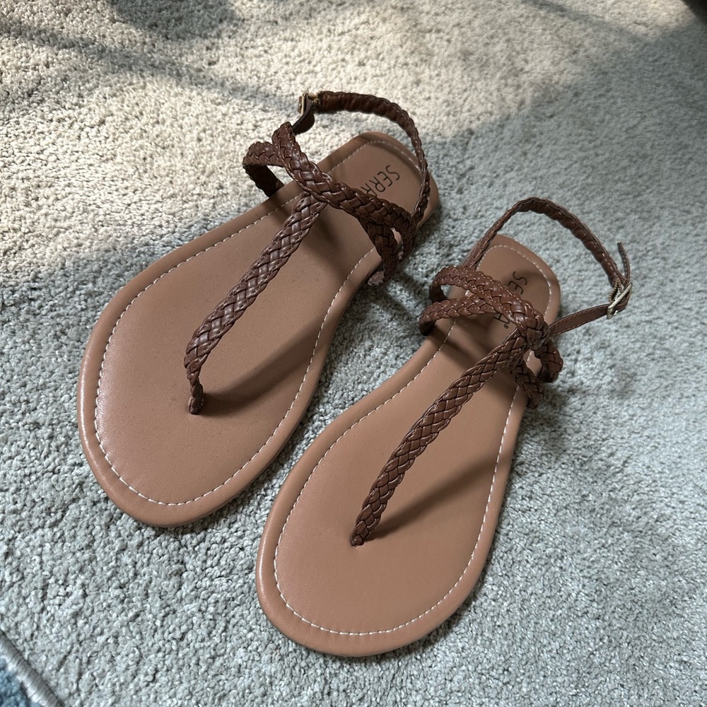 Brown women’s sandals